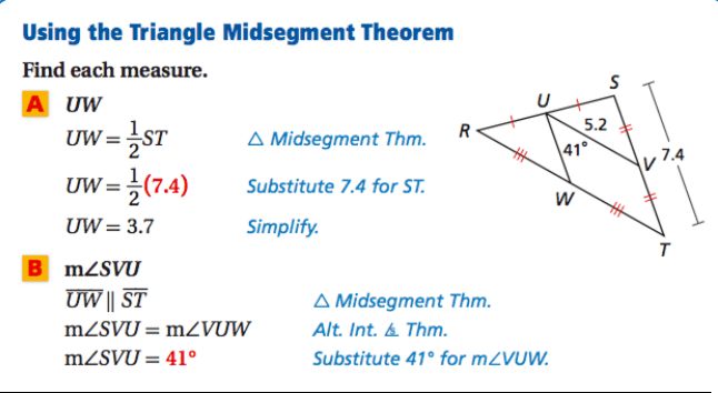 Midsegments and Medians
